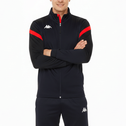 Dalcito premium Tracksuit Italian Slim-Fit Training/Casual Set - Dark blue/Red - Kappa-0