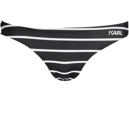 KARL LAGERFELD BEACHWEAR WOMEN'S BOTTOM SWIMSUIT BLACK-0