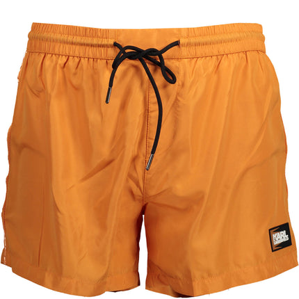 KARL LAGERFELD BEACHWEAR SWIMSUIT BOTTOM MEN ORANGE-0