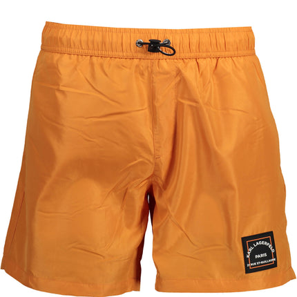 KARL LAGERFELD BEACHWEAR SWIMSUIT PARTS UNDER MAN ORANGE-0
