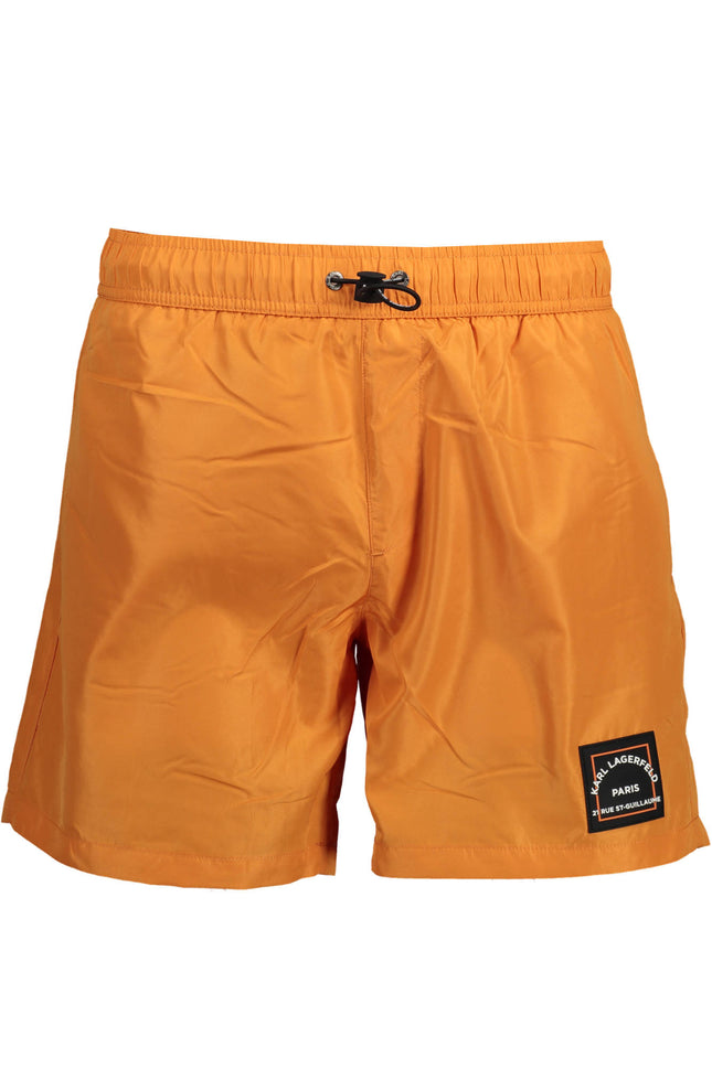 KARL LAGERFELD BEACHWEAR SWIMSUIT PARTS UNDER MAN ORANGE-0