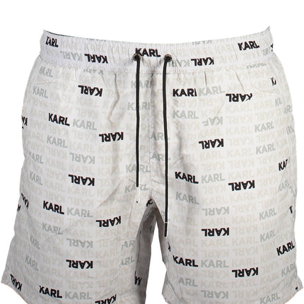 KARL LAGERFELD BEACHWEAR SWIMSUIT PART UNDER WHITE MAN-0