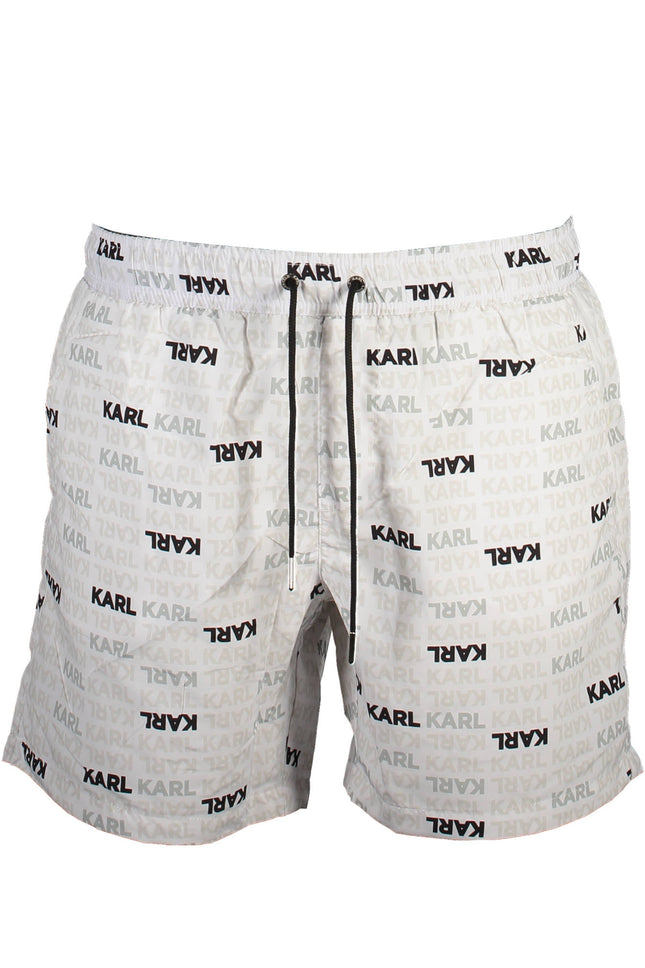 KARL LAGERFELD BEACHWEAR SWIMSUIT PART UNDER WHITE MAN-0