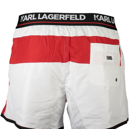 KARL LAGERFELD BEACHWEAR SWIMSUIT BOTTOM MEN WHITE-1
