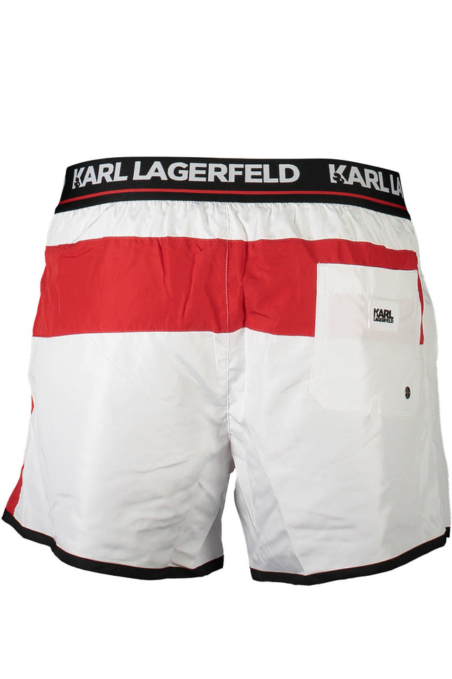 KARL LAGERFELD BEACHWEAR SWIMSUIT BOTTOM MEN WHITE-1