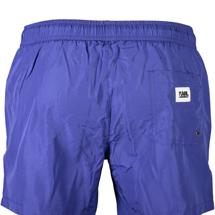 KARL LAGERFELD BEACHWEAR SWIMSUIT BOTTOM MEN BLUE-1