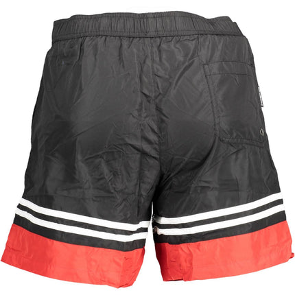 KARL LAGERFELD BEACHWEAR SWIMSUIT BLACK MEN'S BOTTOM-1