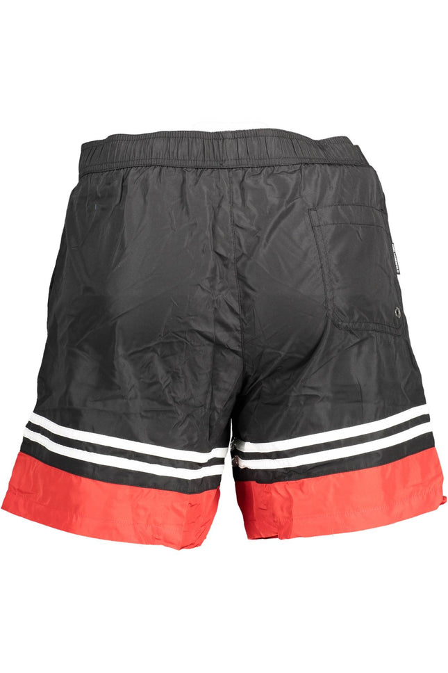 KARL LAGERFELD BEACHWEAR SWIMSUIT BLACK MEN'S BOTTOM-1