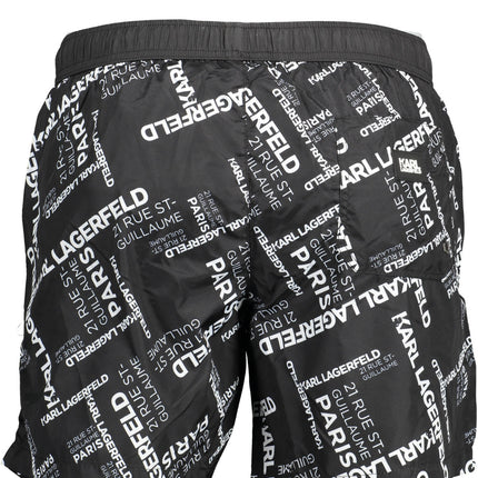 KARL LAGERFELD BEACHWEAR COSTUME PARTS UNDER MAN BLACK-1