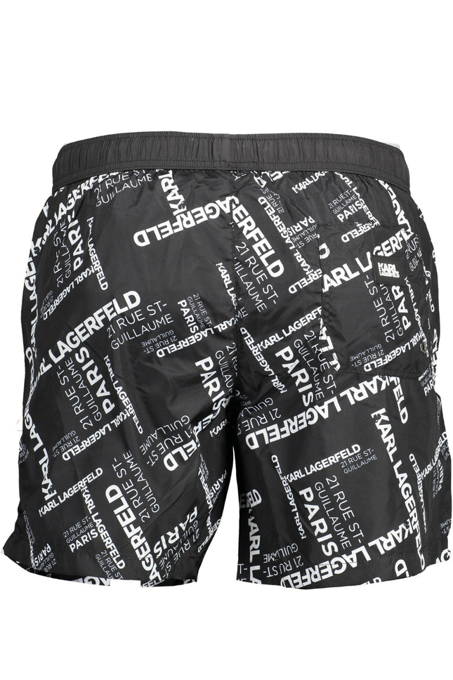 KARL LAGERFELD BEACHWEAR COSTUME PARTS UNDER MAN BLACK-1