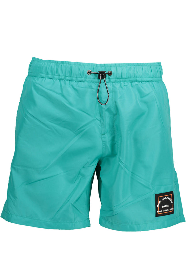 KARL LAGERFELD BEACHWEAR SWIMSUIT BOTTOM MEN GREEN-0