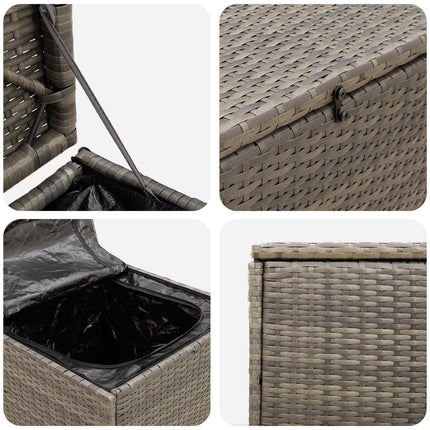 Kussenbox 55 X 55 X 69 Cm Staal - XdropX