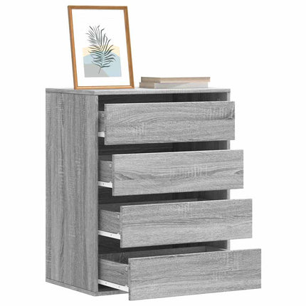 Ladekast 3-Lade Zwart Bewerkt Hout - XdropX