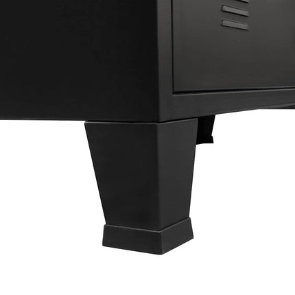Ladekast Industriële Stijl 78X40X93 Cm Metaal - XdropX