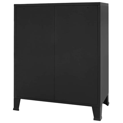 Ladekast Industriële Stijl 78X40X93 Cm Metaal - XdropX