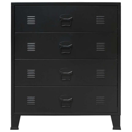 Ladekast Industriële Stijl 78X40X93 Cm Metaal - XdropX