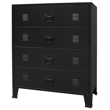 Ladekast Industriële Stijl 78X40X93 Cm Metaal - XdropX
