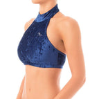 blue velvet / XS