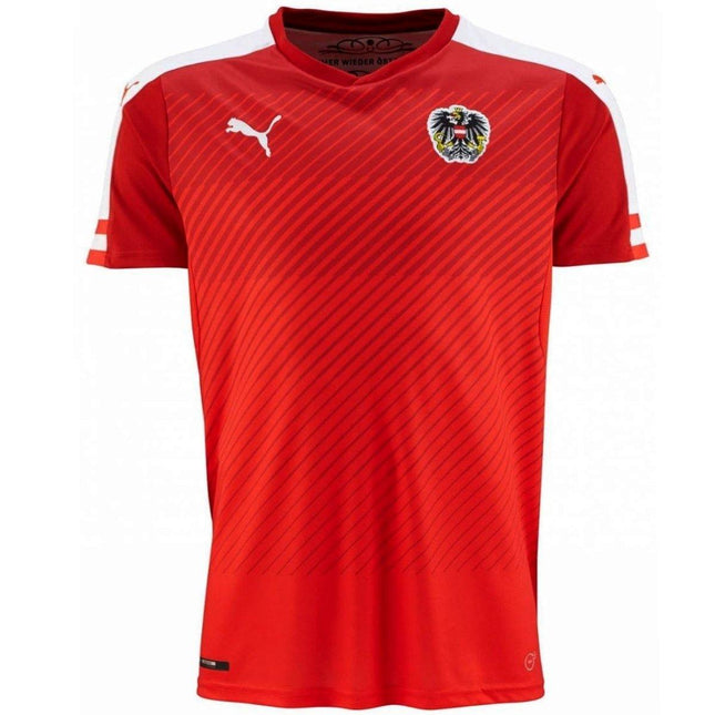 Austria national team Home soccer jersey 2017 - Puma-0