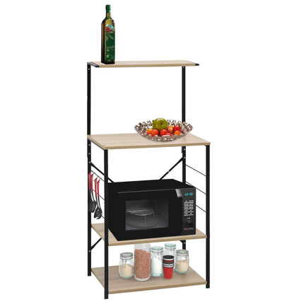 Magnetronkast 60X39,6X123 Cm Bewerkt Hout - XdropX