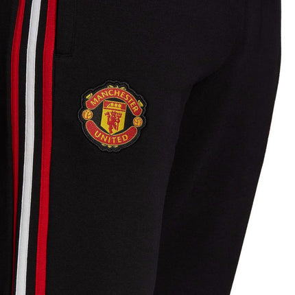 Manchester United Casual 3S black sweat pants 2022/23 - Adidas-2