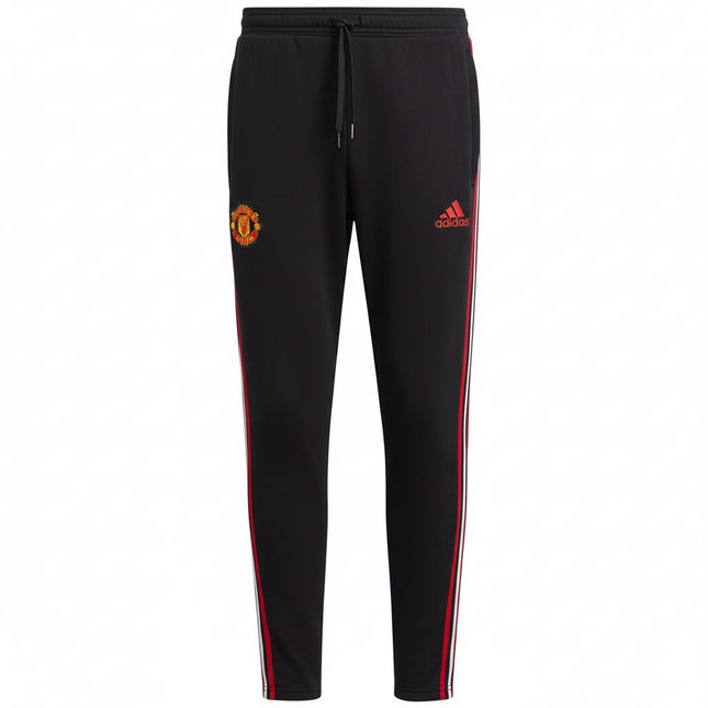 Manchester United Casual 3S black sweat pants 2022/23 - Adidas-0