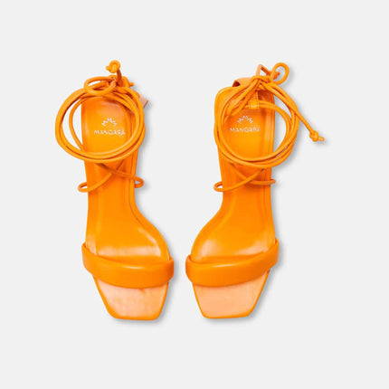 Brown Calf Leather Sandals Caúna – Women’s Strappy 6.5 cm-2