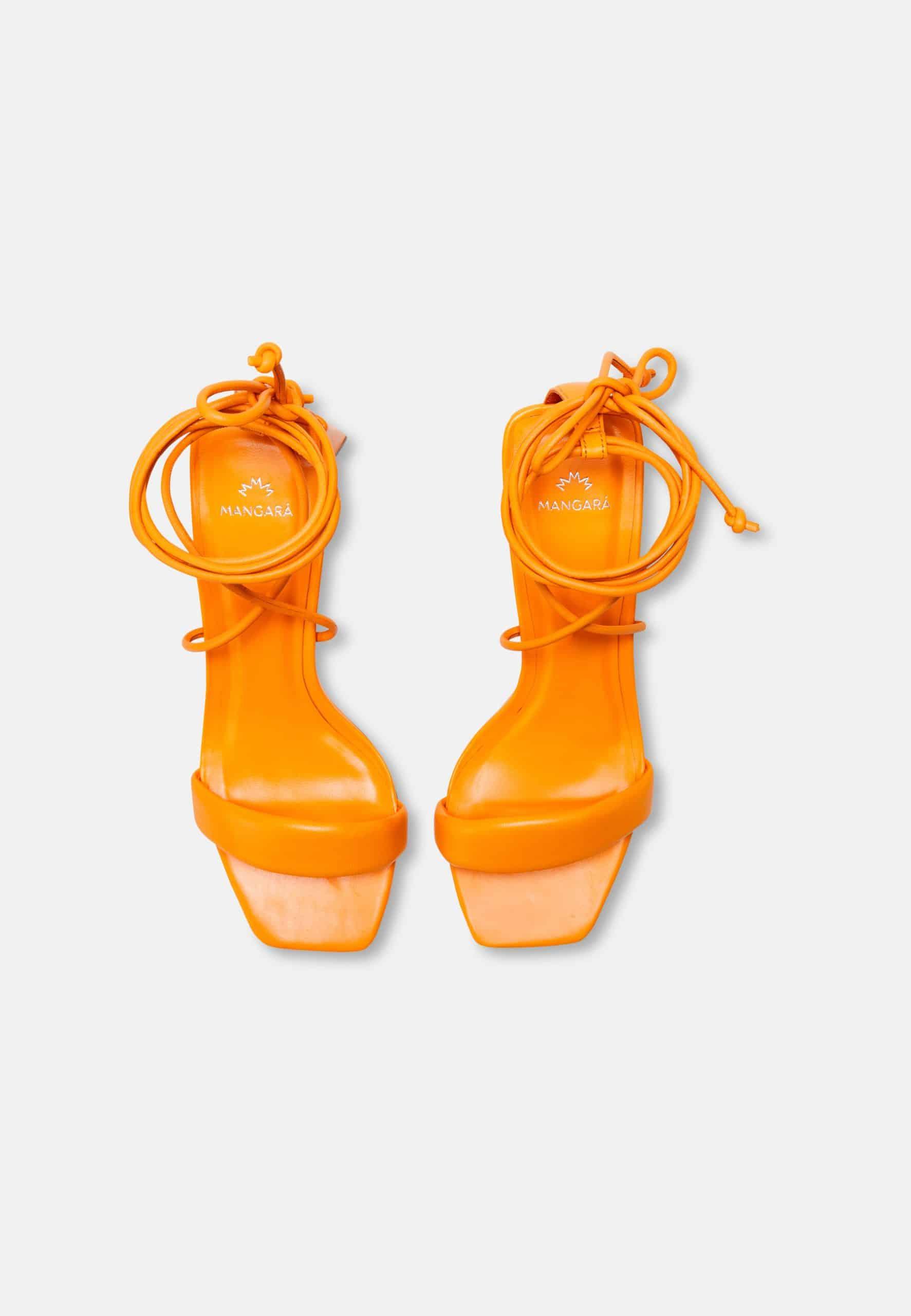 Brown Calf Leather Sandals Caúna – Women’s Strappy 6.5 cm-2