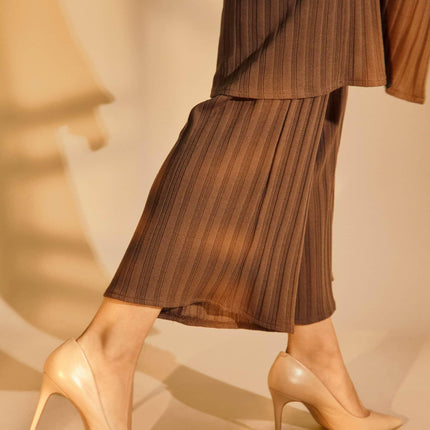Classic Beige Leather Stiletto Pumps Tenate – 8.7cm Heel-2