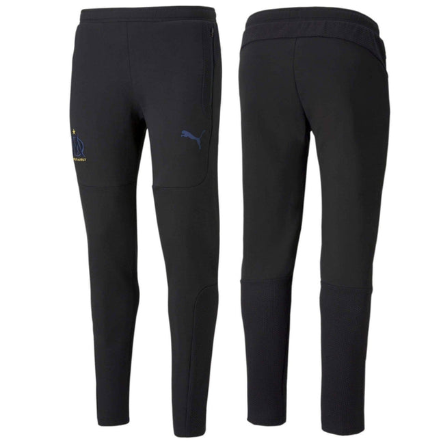 Olympique Marseille Casual presentation pants 2021/22 black - Puma-0