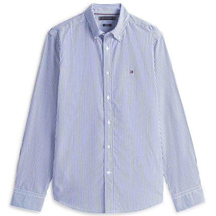 TOMMY HILFIGER - Men's poplin TH Flex shirt  - Size XL-1