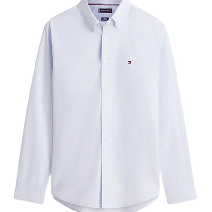 TOMMY HILFIGER - Men's poplin TH Flex shirt  - Size XL-5
