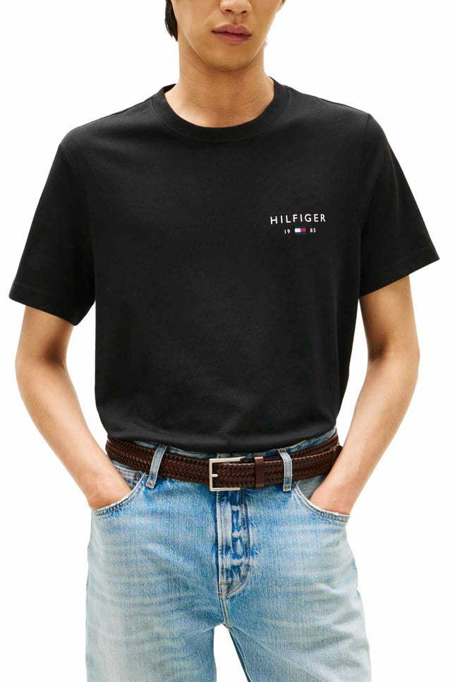TOMMY HILFIGER - Men's T-shirt with printed logo  - Size XL-0