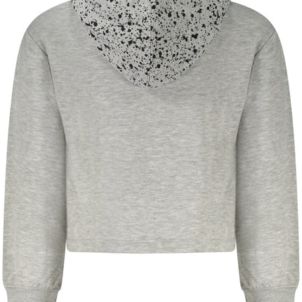 NIKE ZIPPED SWEATSHIRT FOR GIRLS, GREY-1