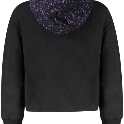 NIKE GIRLS' BLACK ZIP-UP SWEATSHIRT-1