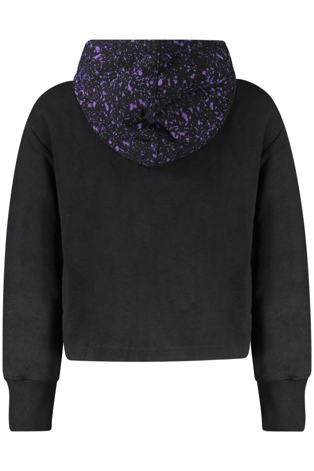 NIKE GIRLS' BLACK ZIP-UP SWEATSHIRT-1