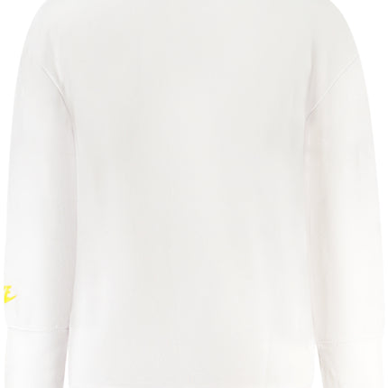 NIKE KIDS' WHITE ZIP-UP SWEATSHIRT-1