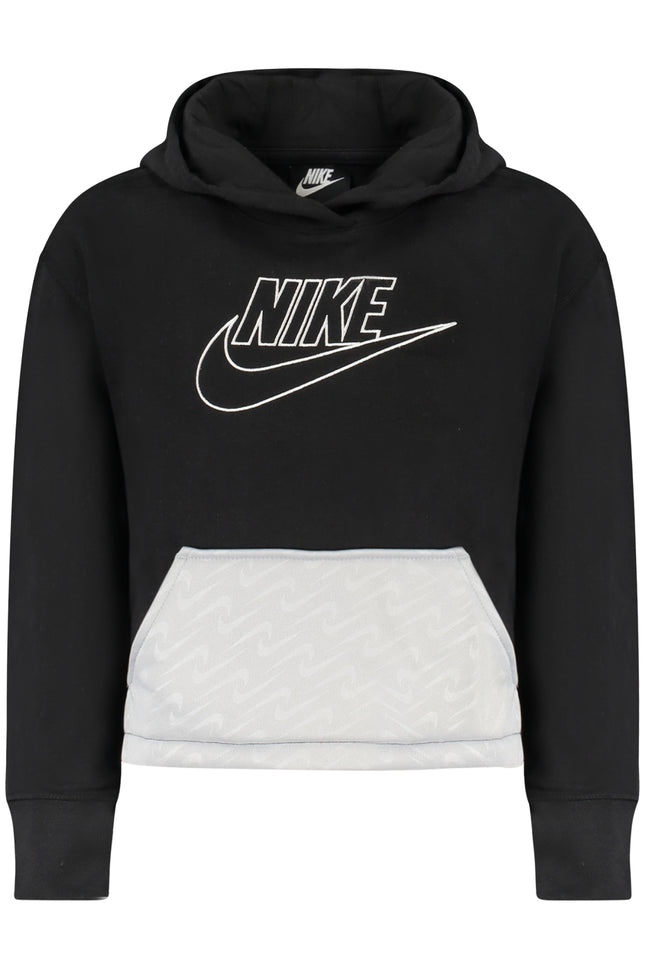 NIKE KIDS' BLACK ZIP-UP SWEATSHIRT-0
