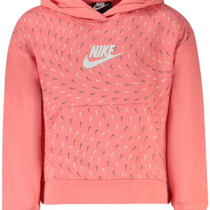 NIKE ZIPPED SWEATSHIRT FOR GIRLS, PINK-0