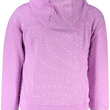 NIKE ZIPPED SWEATSHIRT FOR GIRLS IN PURPLE-1