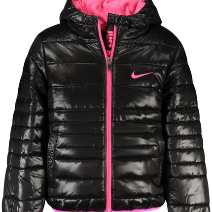 NIKE GIRLS' BLACK JACKET-0