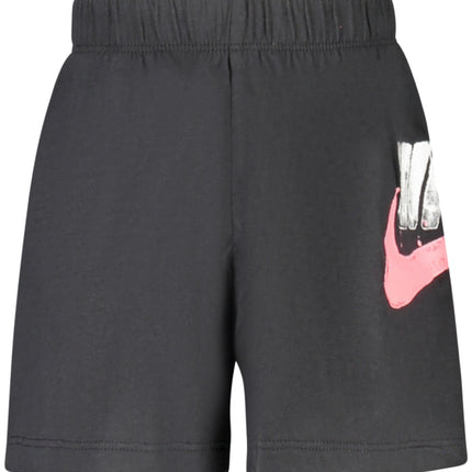 NIKE GIRLS' BLACK SHORTS-0