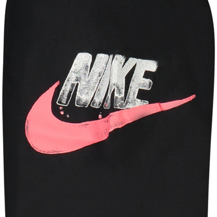 NIKE GIRLS' BLACK SHORTS-2