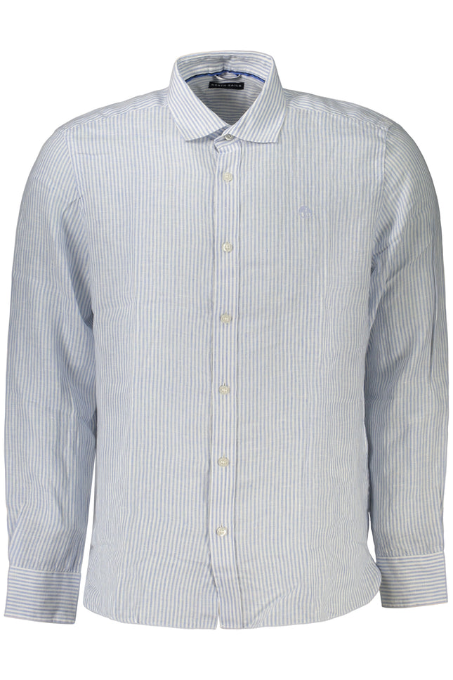 NORTH SAILS MEN'S LONG-SLEEVED SHIRT, BLUE-0