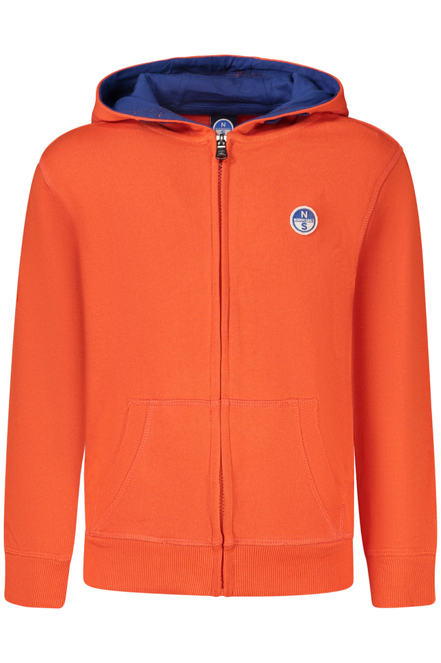 NORTH SAILS CHILDREN'S ORANGE ZIP-UP SWEATSHIRT-0