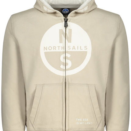 NORTH SAILS CHILDREN'S BEIGE ZIP-UP SWEATSHIRT-0