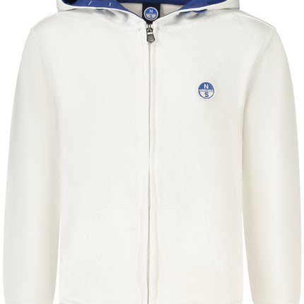 NORTH SAILS CHILDREN'S WHITE ZIP-UP SWEATSHIRT-0
