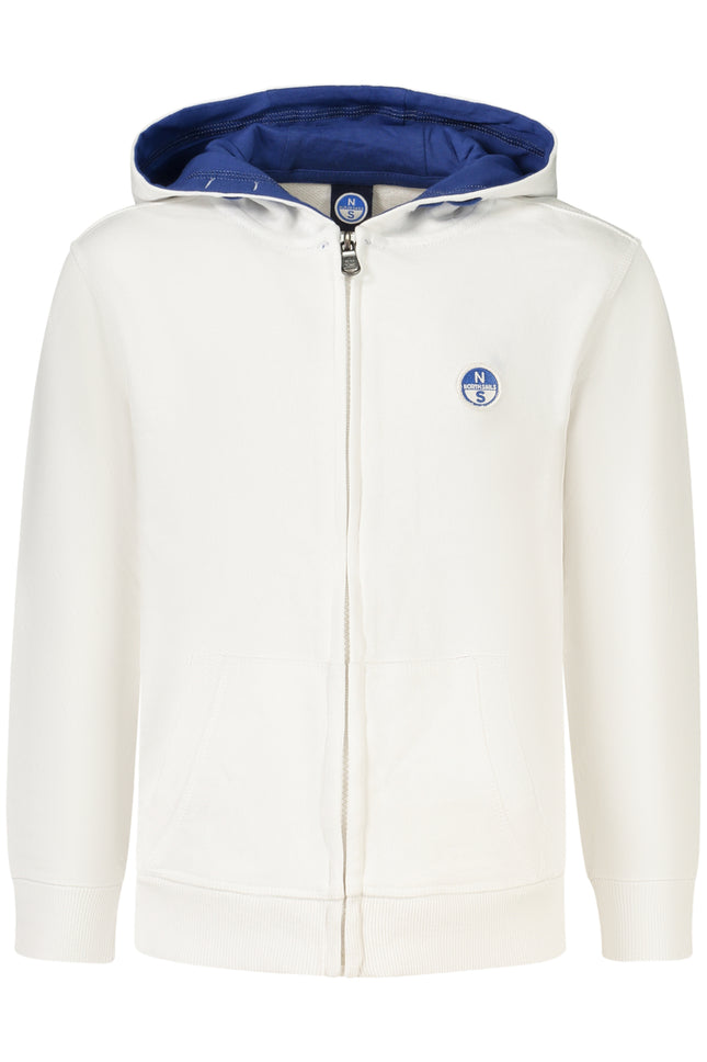NORTH SAILS CHILDREN'S WHITE ZIP-UP SWEATSHIRT-0