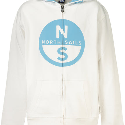 NORTH SAILS CHILDREN'S WHITE ZIP-UP SWEATSHIRT-0