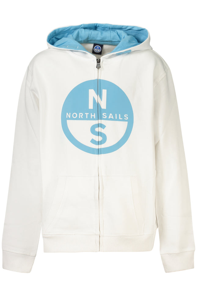 NORTH SAILS CHILDREN'S WHITE ZIP-UP SWEATSHIRT-0